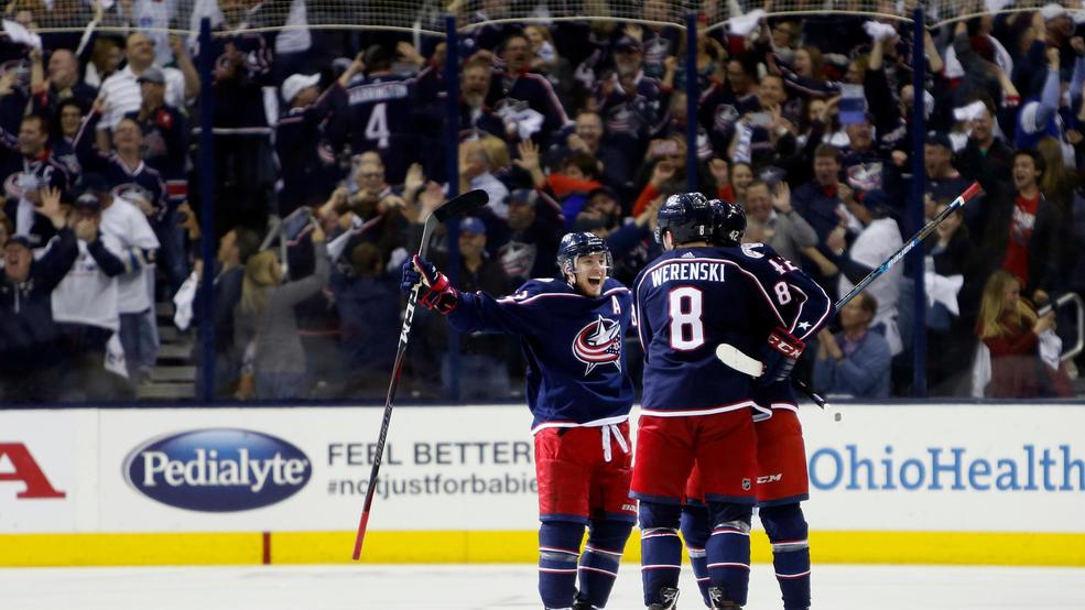 columbus blue jackets practice jersey