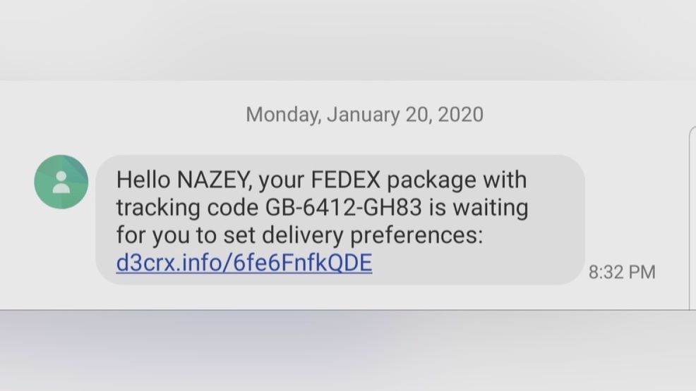 Fedex Warns Of Text Message Scams Claiming To Have Package Information Krcr 0400