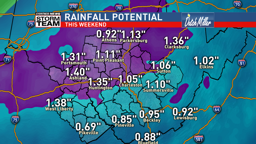 Dreary Weather this Weekend WCHS