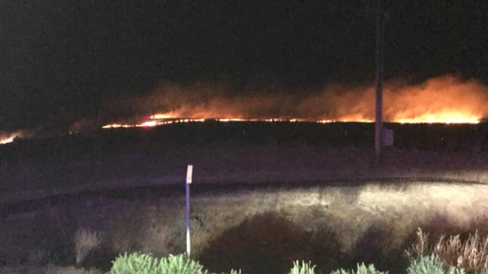 Wildland Brush Fire Sparks Overnight | KEPR