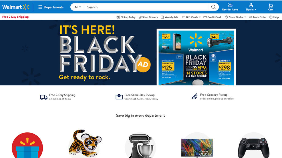 Walmart to offer Black Friday deals early on its website | WJLA