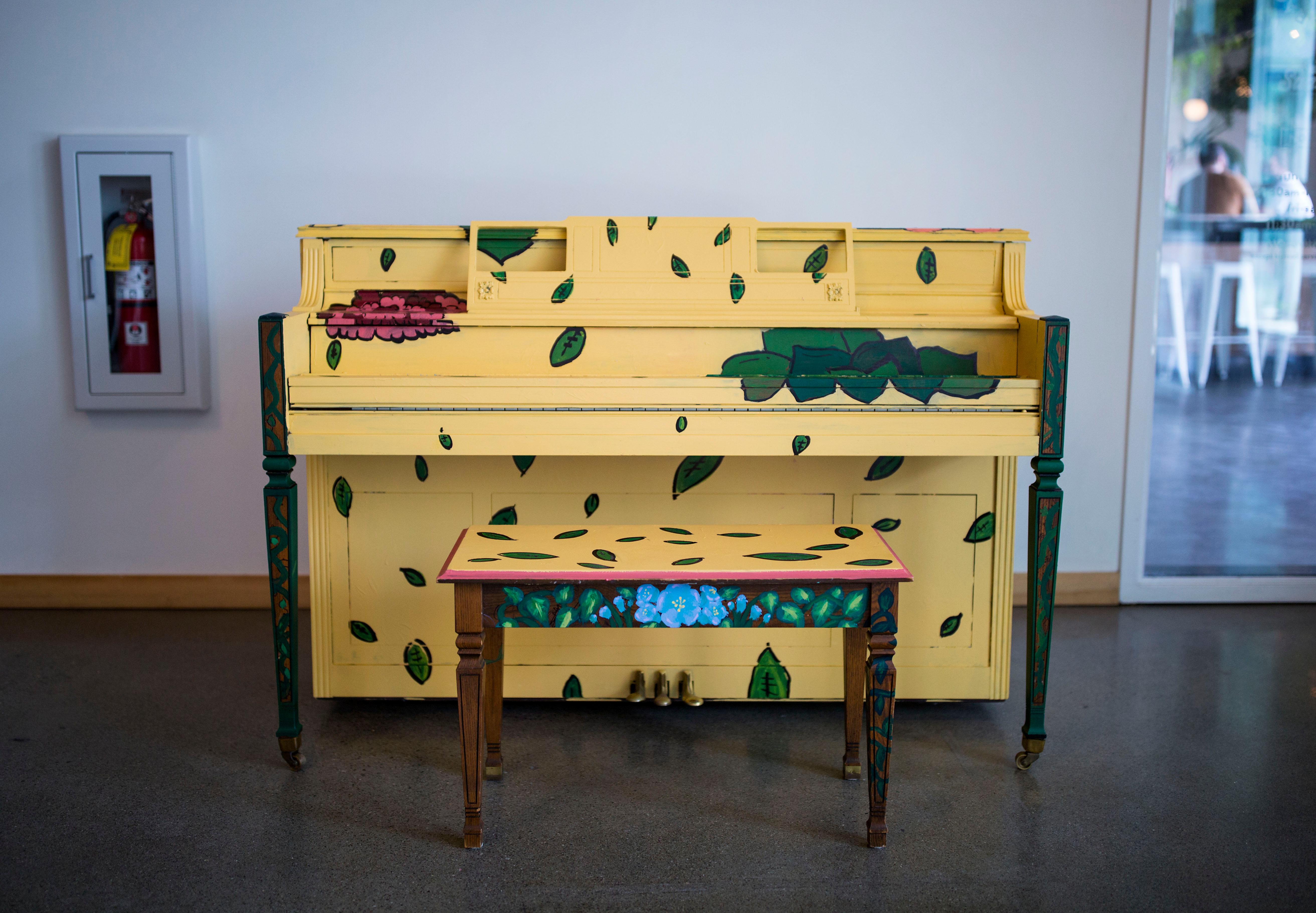 Photos This summer, look for these pretty painted pianos in parks near