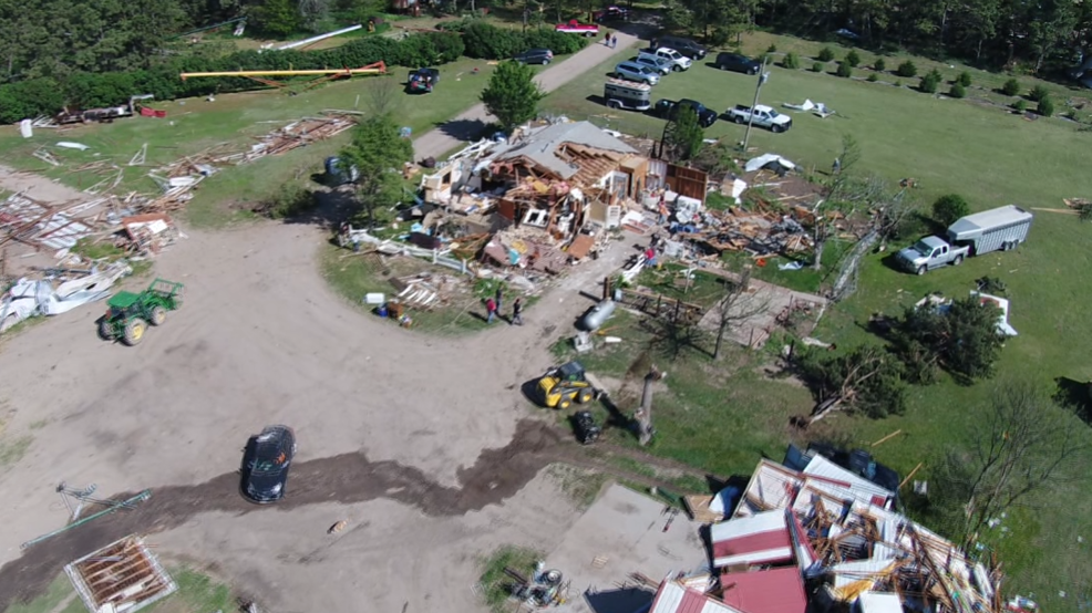 McCook couple reacts to tornado damage to their home KHGI