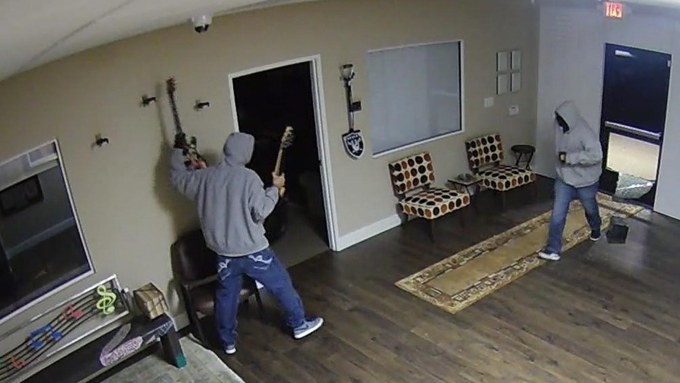 Police Seek Burglary Suspects Who Smashed Window, Stole Guitars From