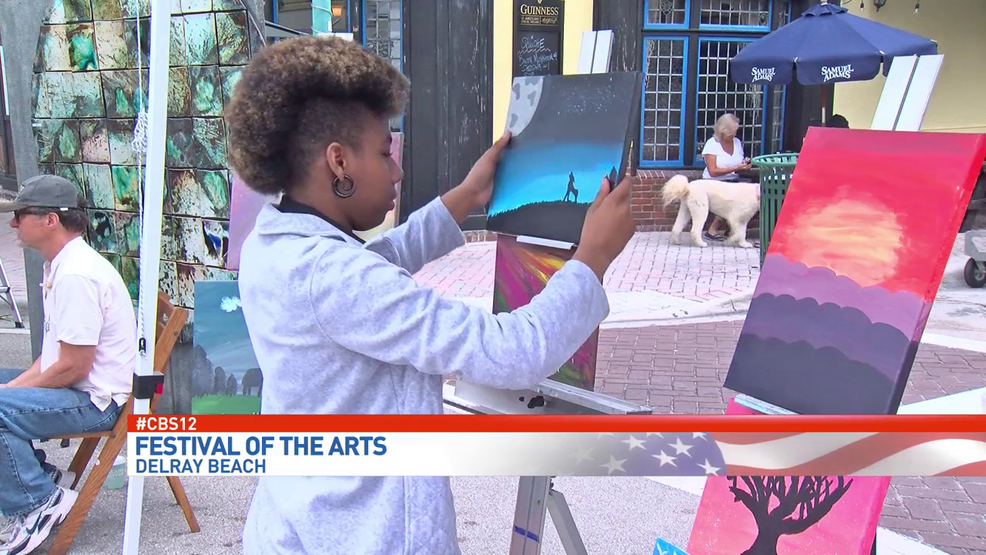 Hundreds of artists display their work at Downtown Delray Beach