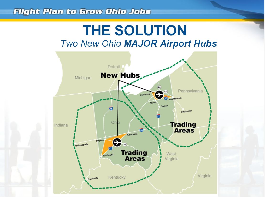 Two major airport hubs proposed for Ohio WRGT