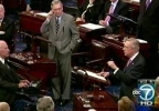 Sen. Harry Reid speaks, Sen. Mitch McConnell listens. (WJLA file photo)