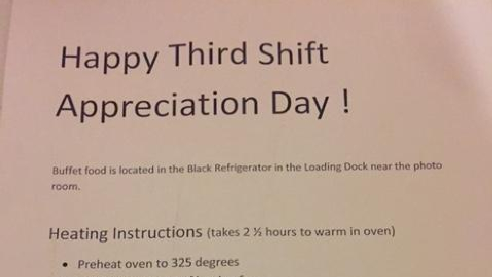 We're celebrating National Third Shift Workers Day | WLUK