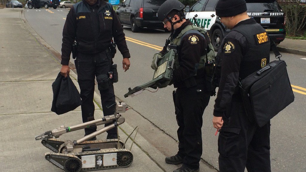 Large Police Response In Burien For Man On Hospital Roof | KOMO